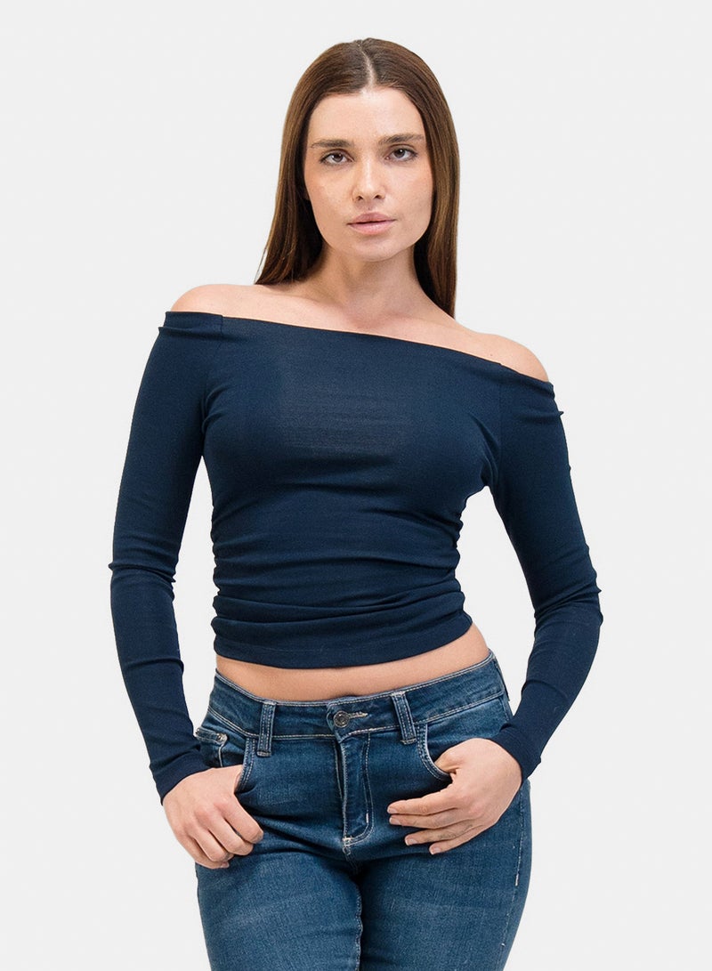 Off Shoulder Long Sleeve Top